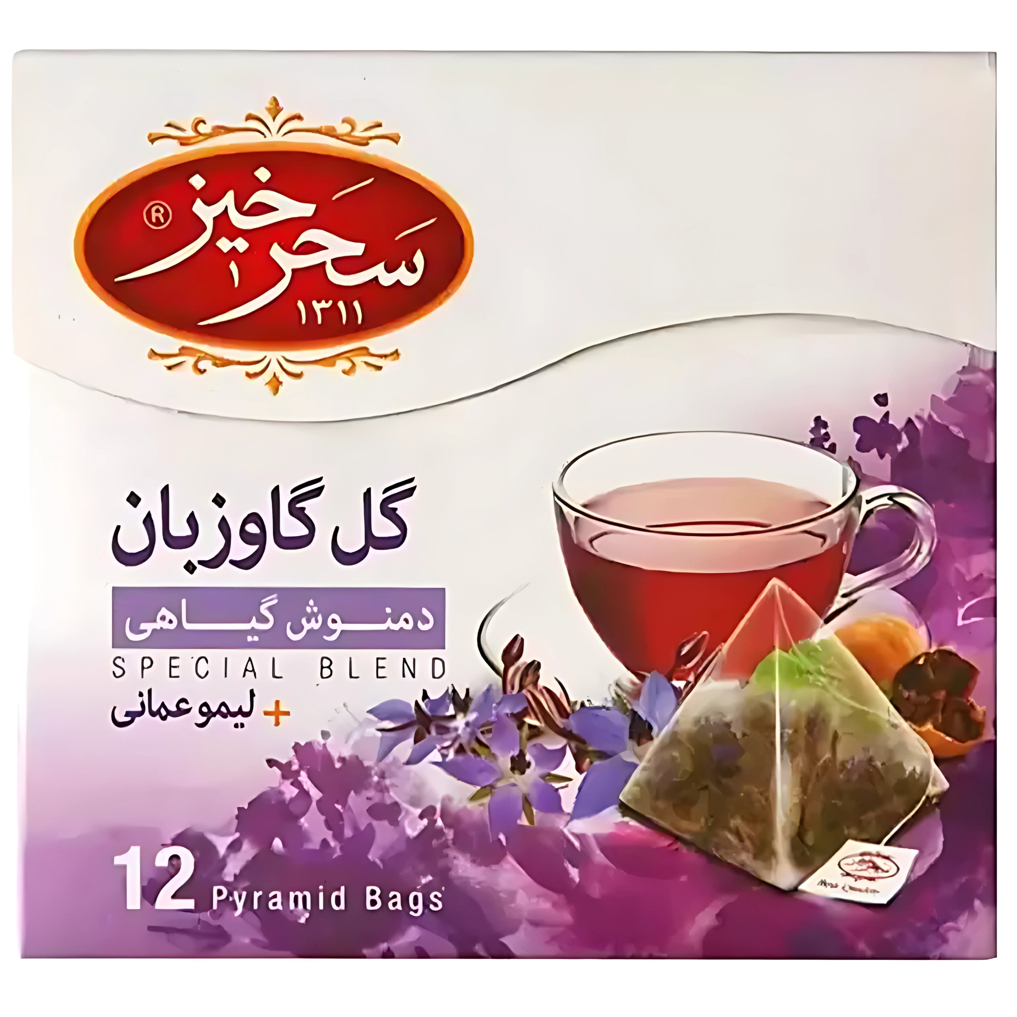 دمنوش گل گاوزبان سحرخیز 12 عدد