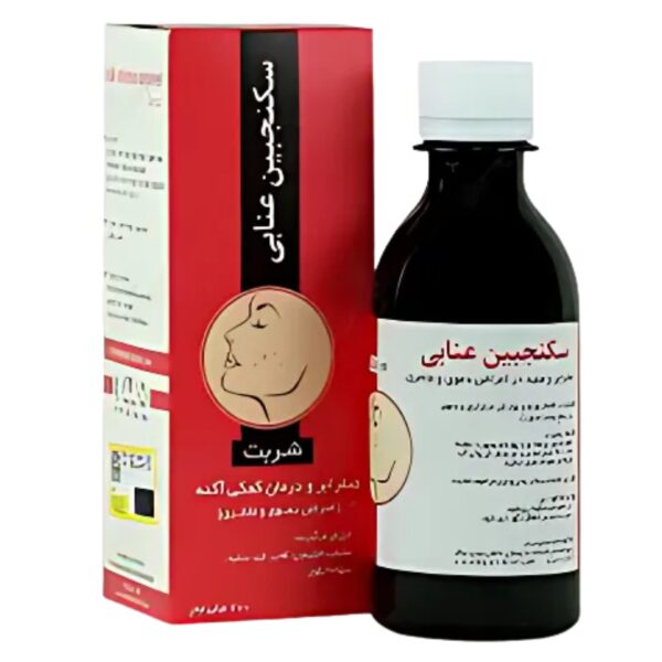 شربت سکنجبین عنابی نیاک 200 میلی لیتر