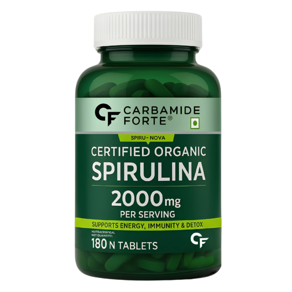 قرص اسپیرولینا ارگانیک (Carbamide Forte) 2000 میلی گرم 180 عددی