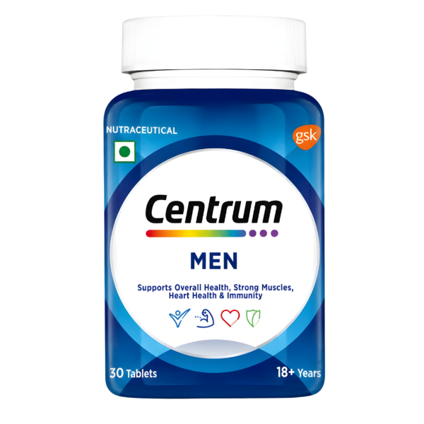 قرص مولتی ویتامین مخصوص آقایان سنتروم (Centrum) 30 عددی