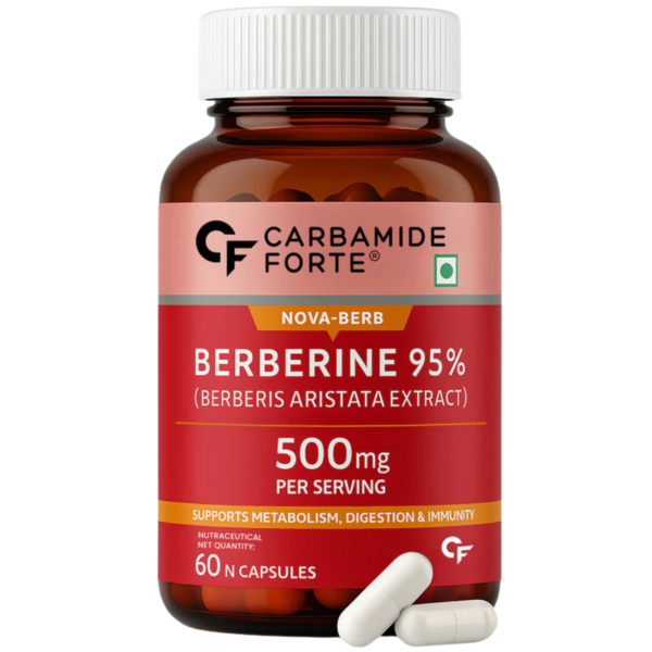 کپسول بربرین 95 درصد کاربامید فورته (Carbamide Forte) 60 عددی