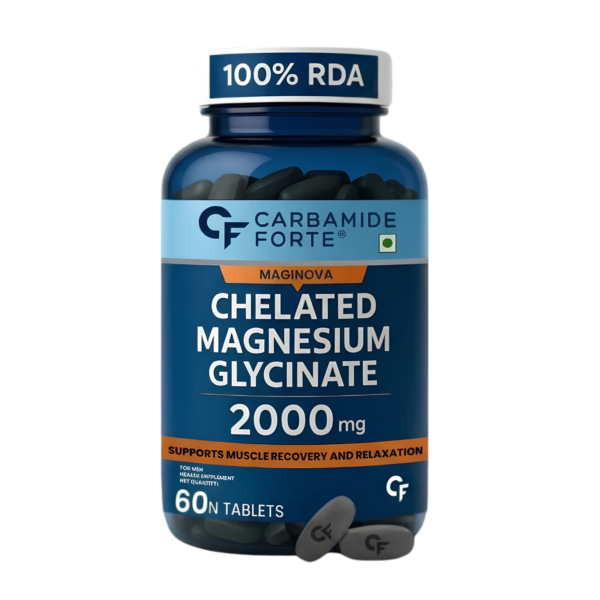 قرص منیزیم گلیسینات کلاته کاربامید فورته (Carbamide Forte) 2000 میلی گرم