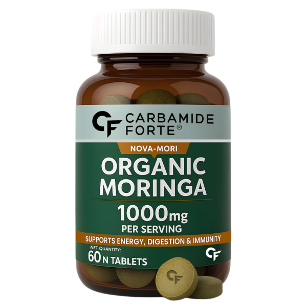 قرص مورینگا ارگانیک کاربامید فورته (Carbamide Forte) 1000 میلی گرم 60 عددی