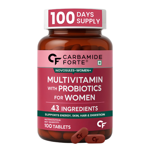 قرص مولتی ویتامین مخصوص بانوان کاربامید فورته (Carbamide Forte) 100 عددی