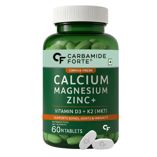 قرص کلسیم، منیزیم و زینک کاربامید فورته (Carbamide Forte) 60 عددی
