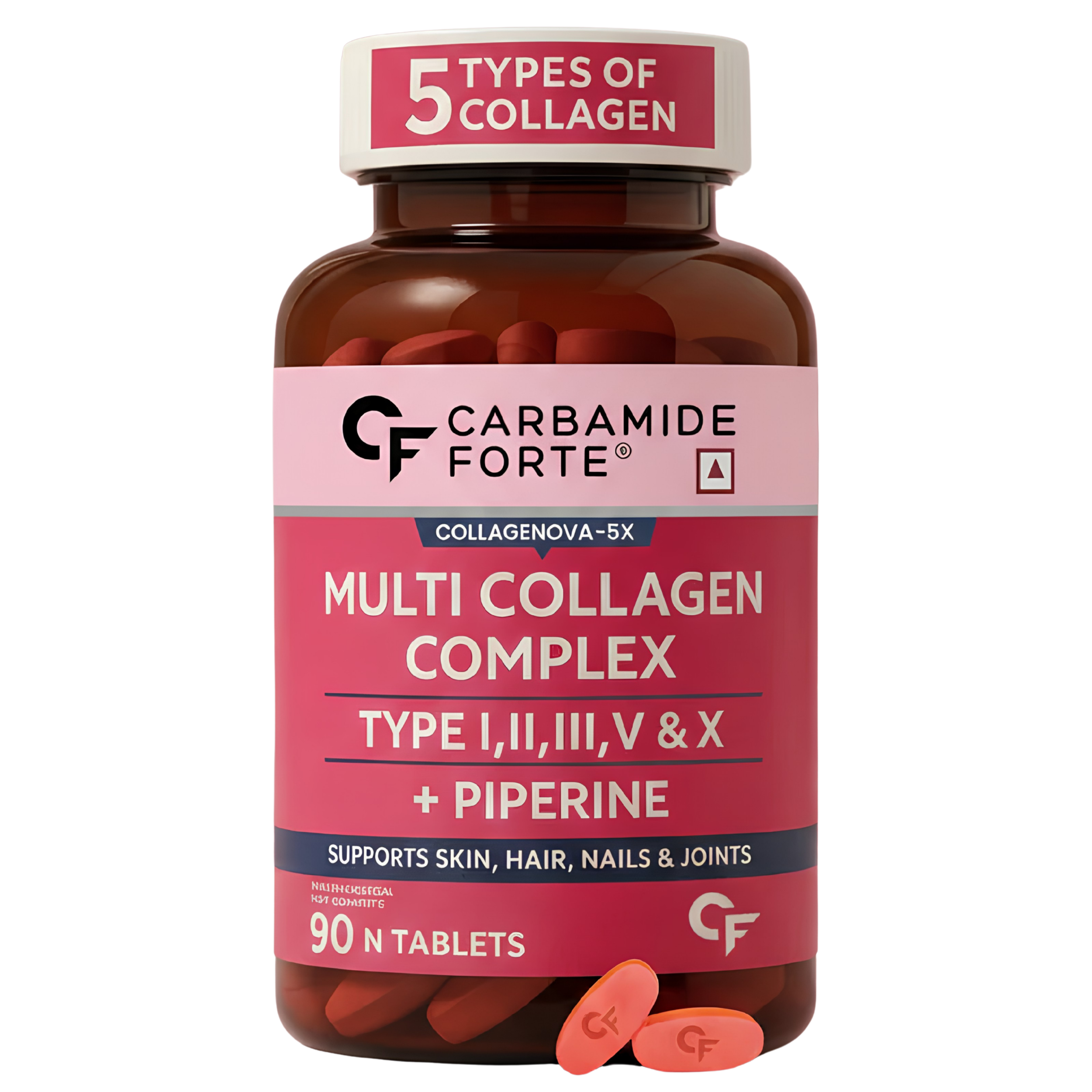 قرص کمپلکس چندگانه کلاژن کاربامید فورته (Carbamide Forte) 90 عددی
